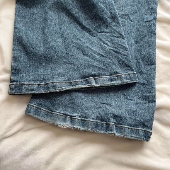 Vintage Y2K indie boho Joe Boxer low rise flare jeans firework studs size 11 - Picture 8 of 8